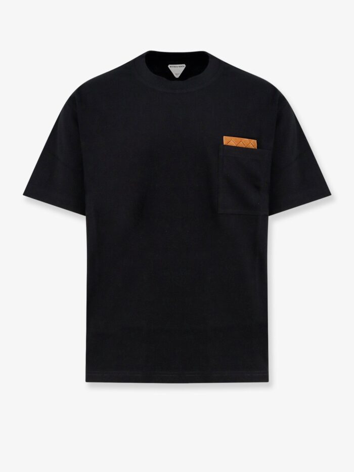 Bottega Veneta Pima Cotton T-shirt With Intrecciato Detail