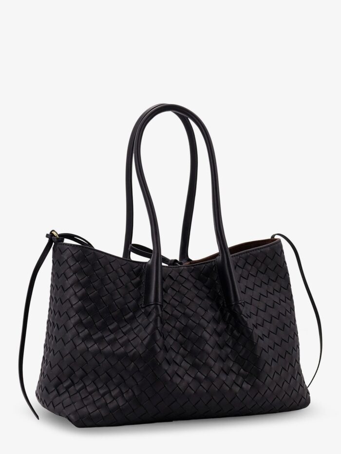 Bottega Veneta Pinacoteca Leather Handbag With Intrecciato Motif