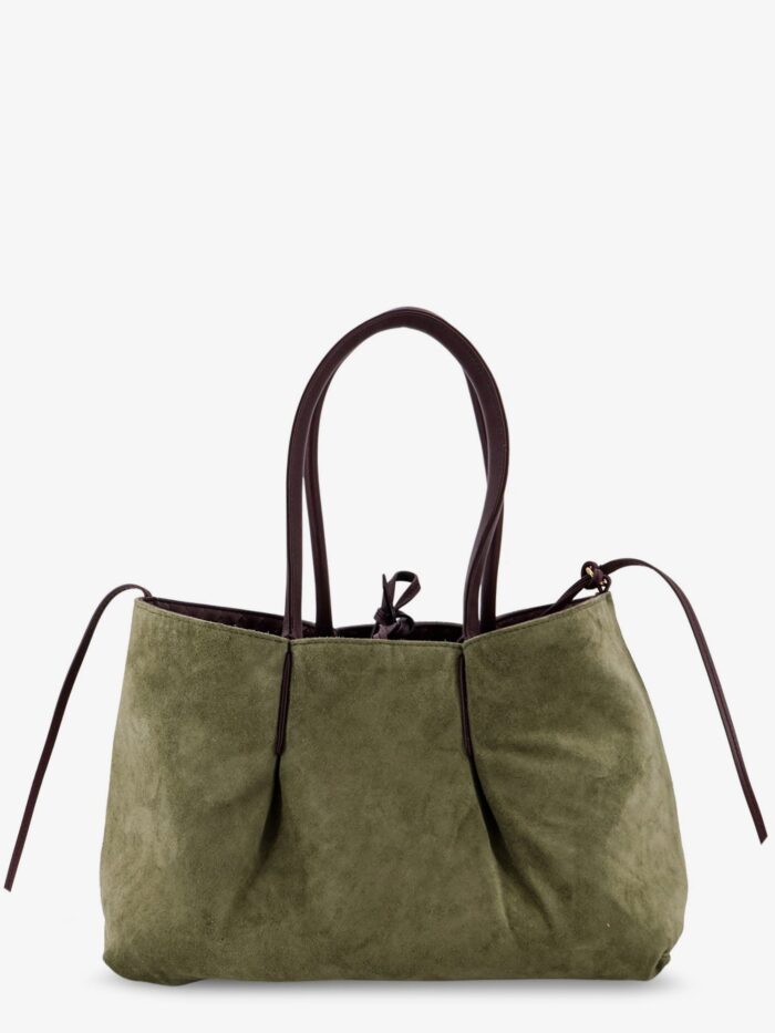 Bottega Veneta Pinacoteca Leather Handbag With Intrecciato Motif