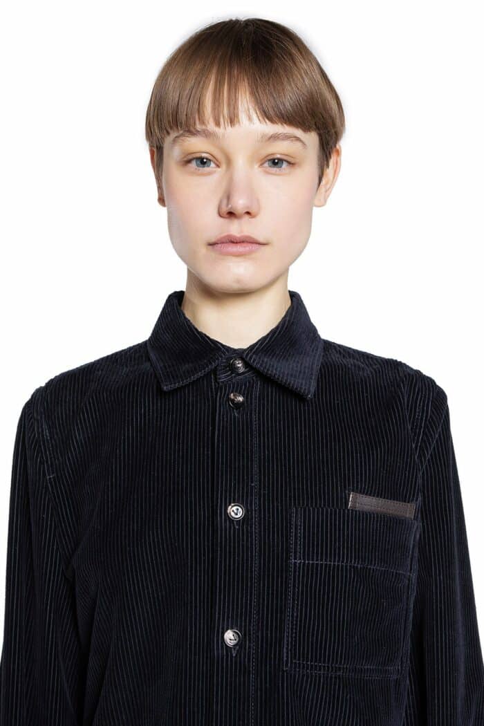 BOTTEGA VENETA Pocket Shirt In Light Cotton Corduroy