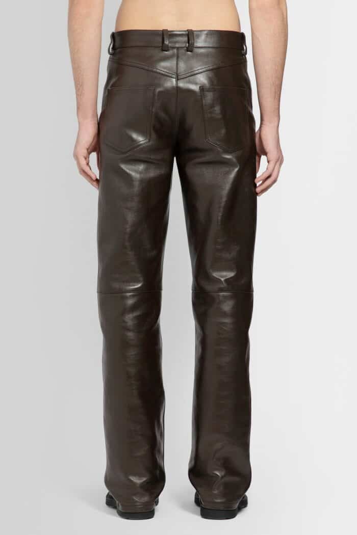 BOTTEGA VENETA Polished Leather Trousers