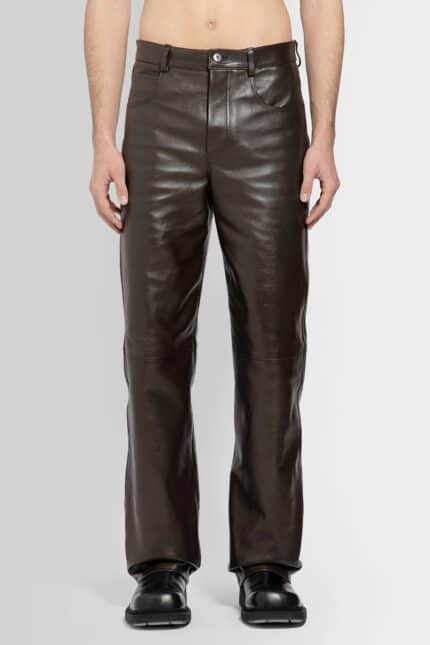 BOTTEGA VENETA Polished Leather Trousers