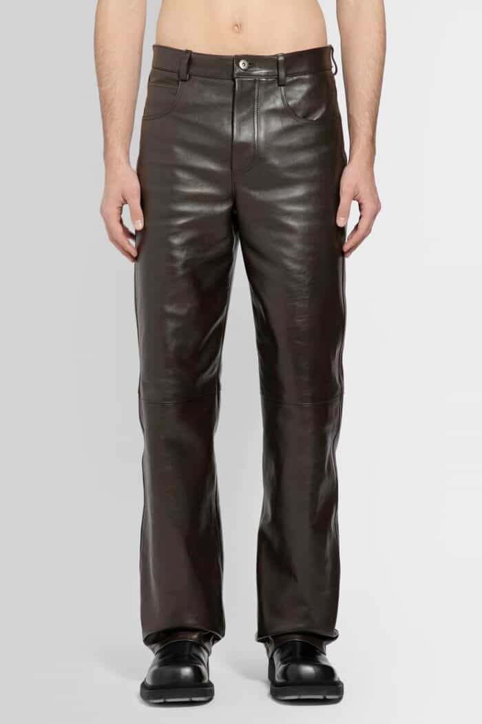 BOTTEGA VENETA Polished Leather Trousers