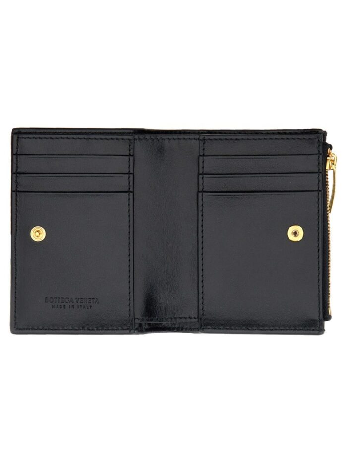 Bottega Veneta PORTAFOGLIO BI-FOLD CON ZIP SMALL