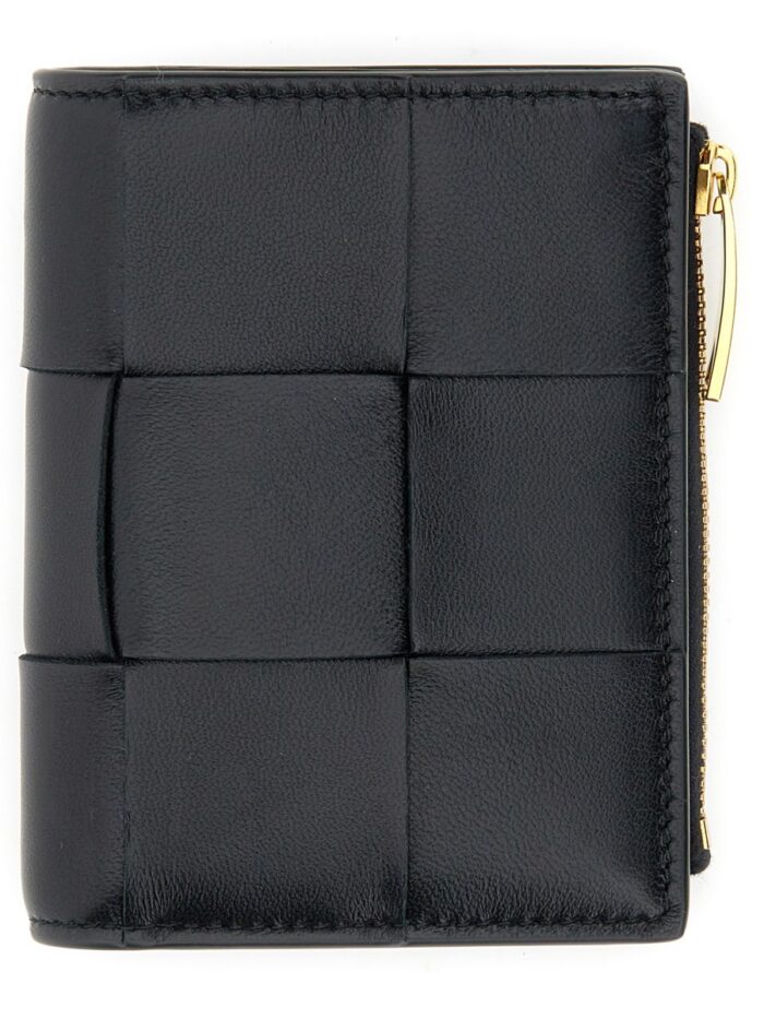 Bottega Veneta PORTAFOGLIO BI-FOLD CON ZIP SMALL