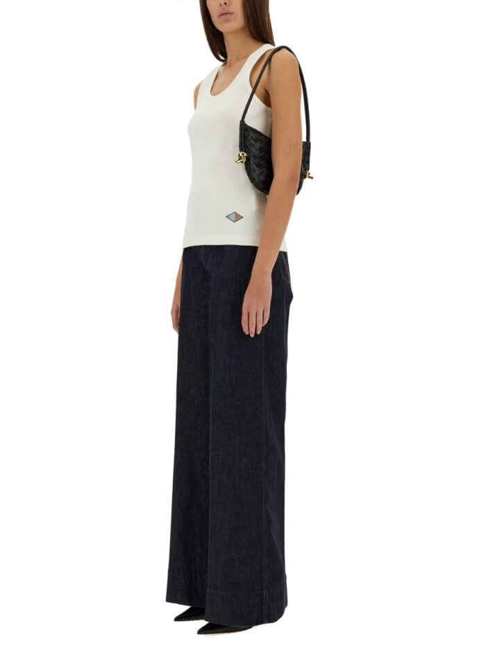 Bottega Veneta RIBBED COTTON JERSEY TOP