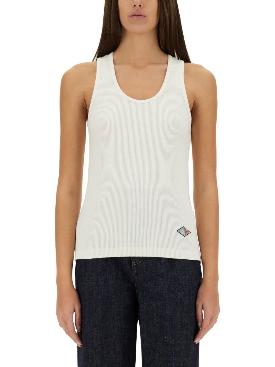 Bottega Veneta RIBBED COTTON JERSEY TOP