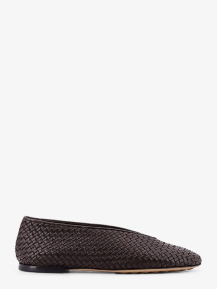 Bottega Veneta Rosa Woven Leather Ballerinas