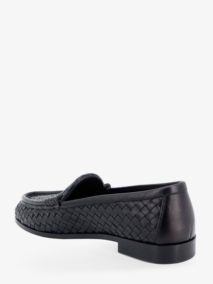 Bottega Veneta Silenzio Leather Loafers With Intrecciato Motif