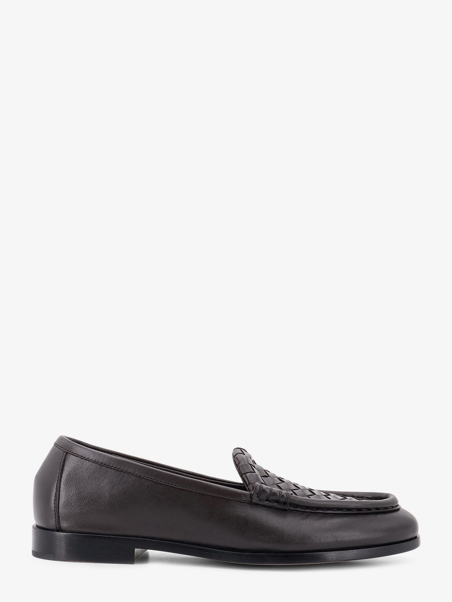 Bottega Veneta Silenzio Leather Loafers With Intrecciato Motif