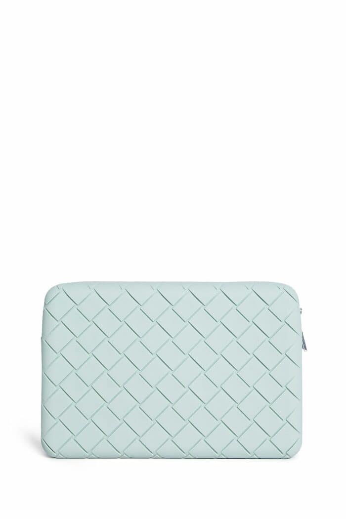 BOTTEGA VENETA Silicone Intrecciato Effect Pouch