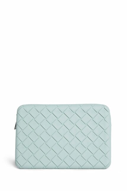 BOTTEGA VENETA Silicone Intrecciato Effect Pouch