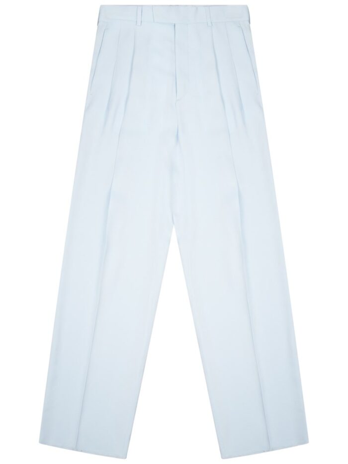 Bottega Veneta SILK BLEND TAILORED PANTS
