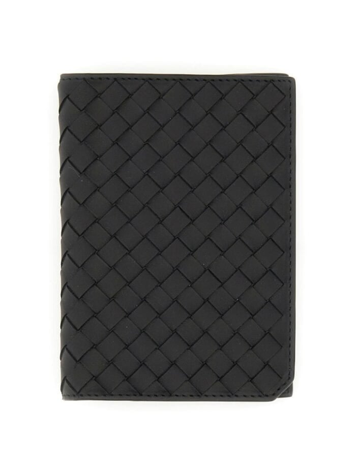 Bottega Veneta SMALL WOVEN PASSPORT HOLDER