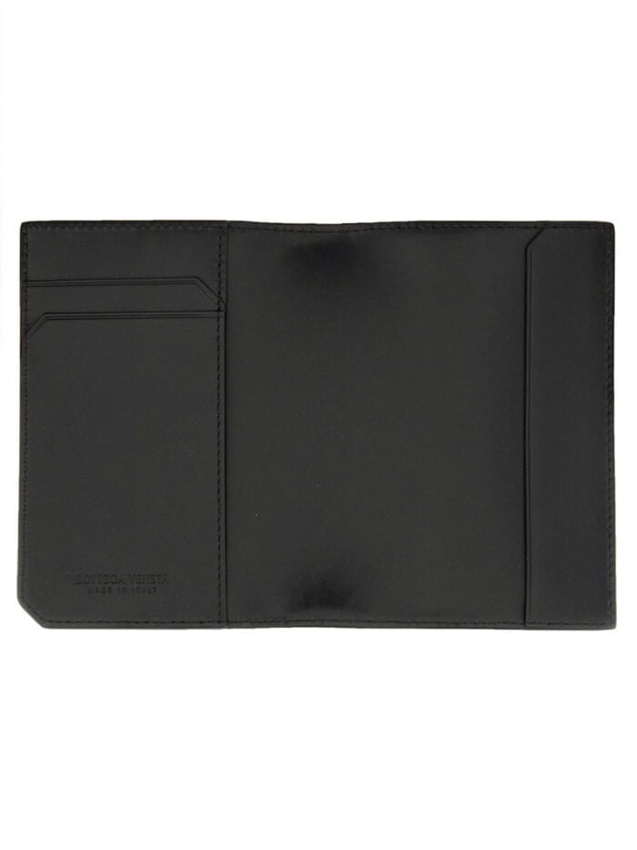 Bottega Veneta SMALL WOVEN PASSPORT HOLDER