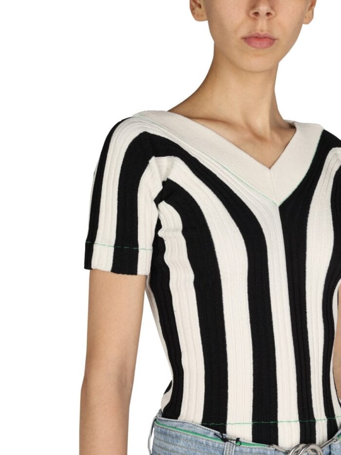 Bottega Veneta STRIPED PATTERN TOP