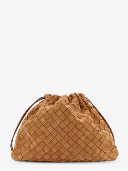 Bottega Veneta Suede Dustbag With Intrecciato Motif
