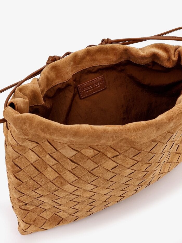 Bottega Veneta Suede Dustbag With Intrecciato Motif