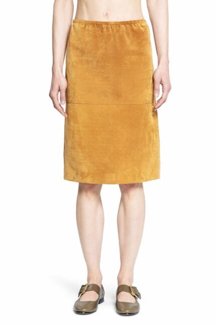 BOTTEGA VENETA Suede Pencil Skirt