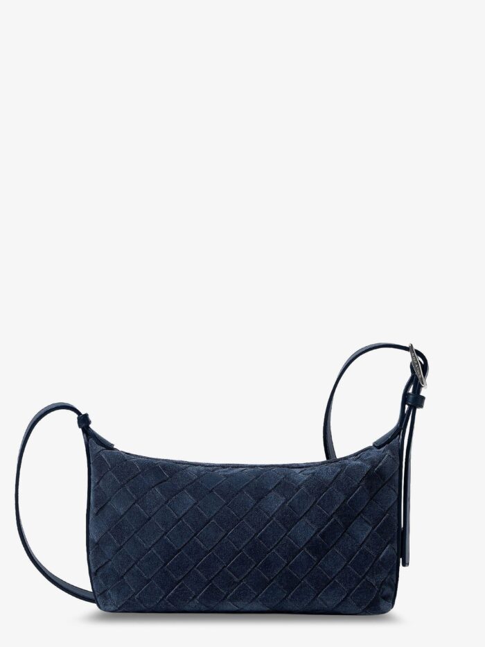 Bottega Veneta Traveler Suede Shoulder Bag