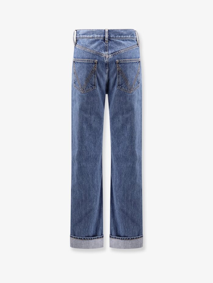 Bottega Veneta Turned Up Jeans With Straight Leg
