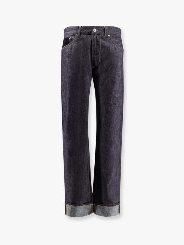 Bottega Veneta Turned Up Jeans With Straight Leg