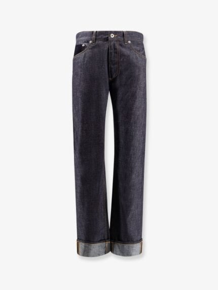 Bottega Veneta Turned Up Jeans With Straight Leg