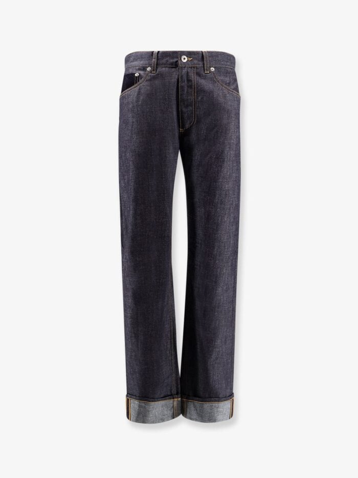 Bottega Veneta Turned Up Jeans With Straight Leg