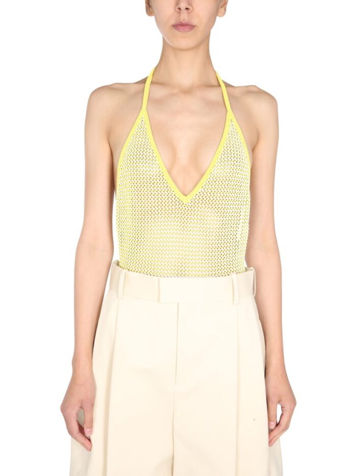 Bottega Veneta V-NECK BODYCON
