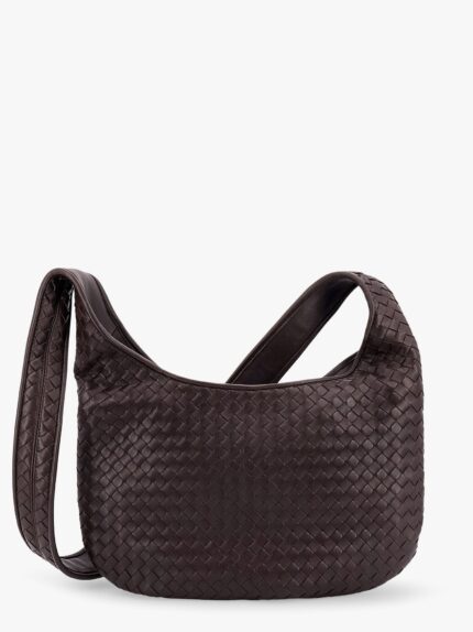 Bottega Veneta Veneto Leather Crosss-body Bag With Intrecciato Motif