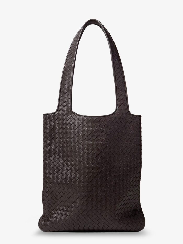 Bottega Veneta Veneto Leather Shoulder Bag With Intrecciato Motif