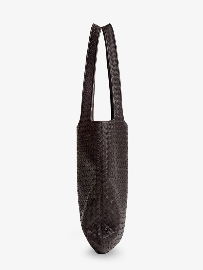 Bottega Veneta Veneto Leather Shoulder Bag With Intrecciato Motif