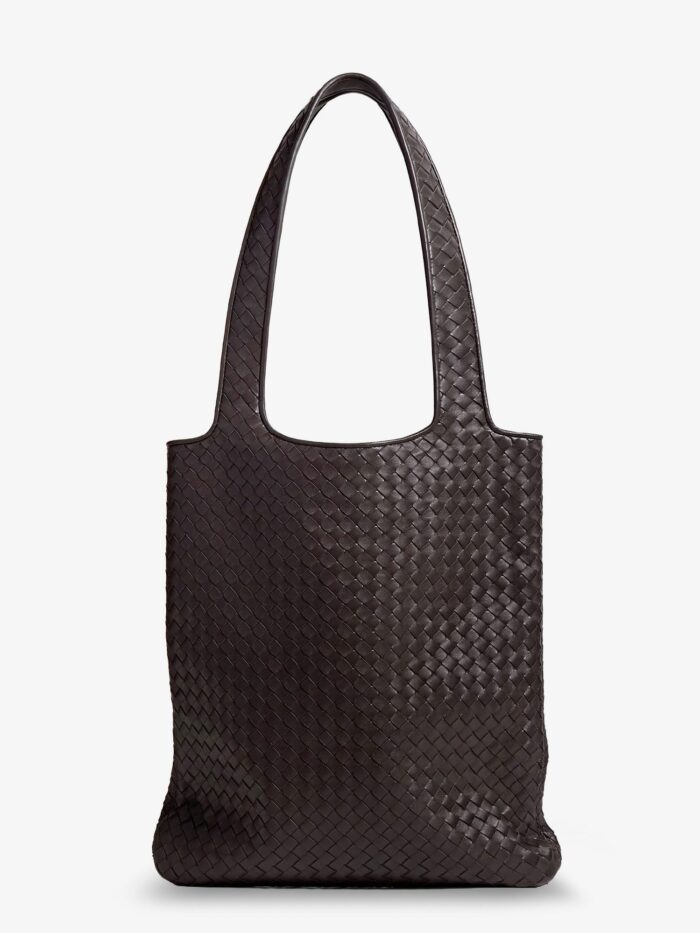 bottega veneta veneto leather shoulder bag with intrecciato motif Bottega Veneta Veneto Leather Shoulder Bag With Intrecciato Motif