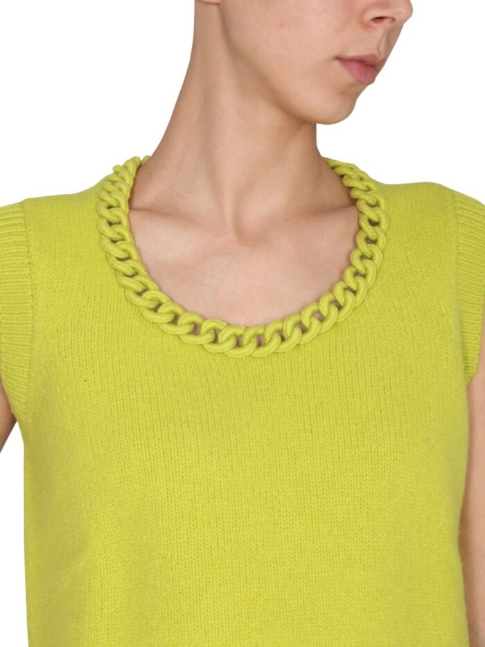 Bottega Veneta VEST WITH CROCHET CHAIN