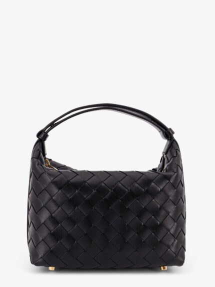 Bottega Veneta Wallace Leather Shoulder Bag With Intrecciato Motif