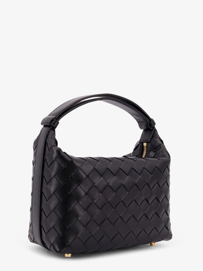 Bottega Veneta Wallace Leather Shoulder Bag With Intrecciato Motif