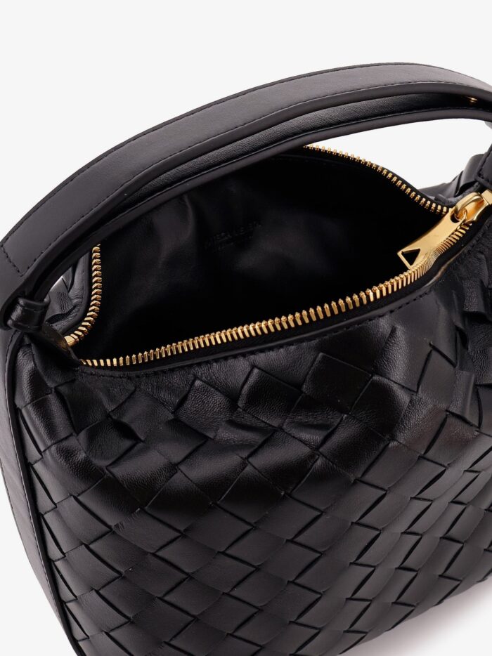 Bottega Veneta Wallace Leather Shoulder Bag With Intrecciato Motif