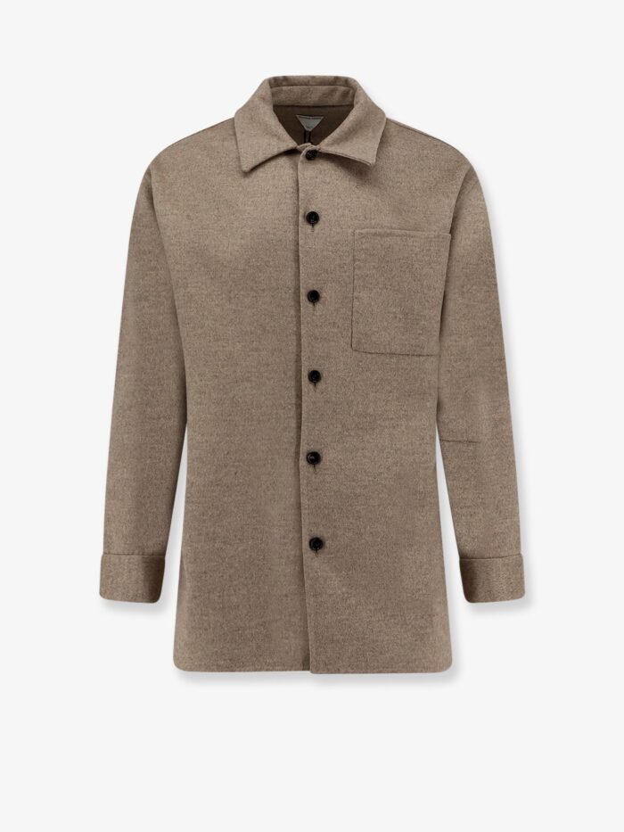 Bottega Veneta Wool And Cashmere Overshirt Coat