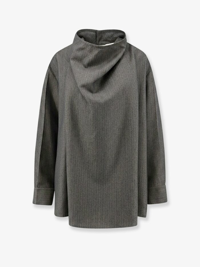 bottega veneta wool and mohair shirt Bottega Veneta Wool And Mohair Shirt
