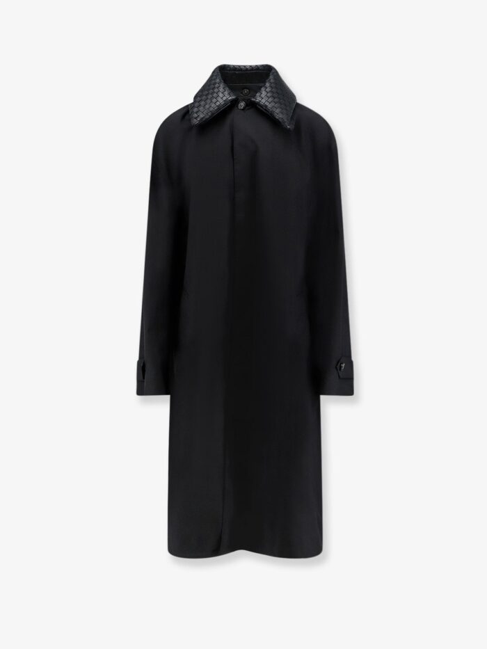 bottega veneta wool and silk coat Bottega Veneta Wool And Silk Coat