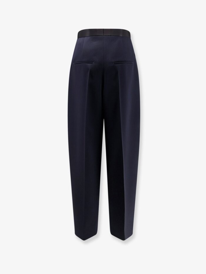 Bottega Veneta Wool Trousers With Satin Waistband
