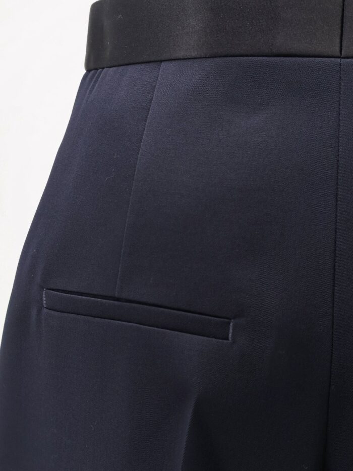 Bottega Veneta Wool Trousers With Satin Waistband