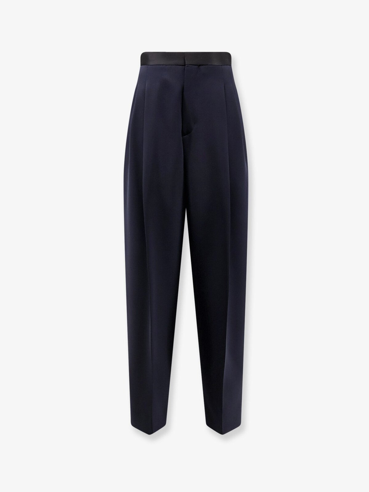 Bottega Veneta Wool Trousers With Satin Waistband
