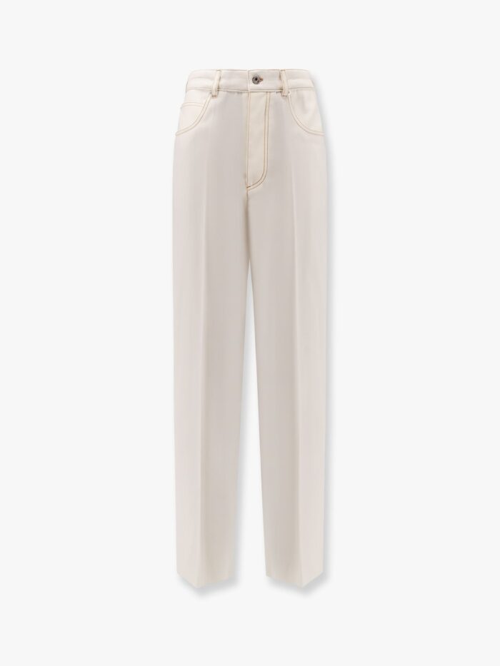 Bottega Veneta Wool Wide Leg Trouser