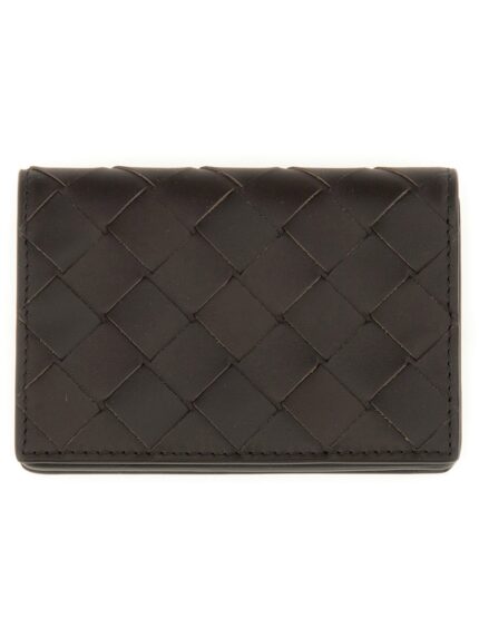 Bottega Veneta WOVEN BUSINESS CARD HOLDER