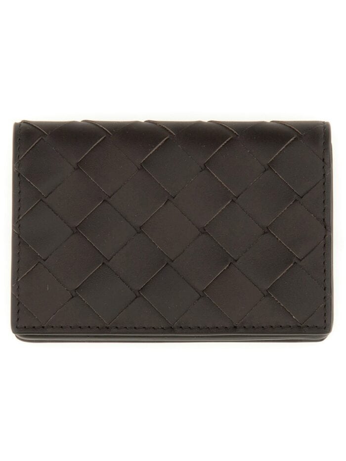 Bottega Veneta WOVEN BUSINESS CARD HOLDER