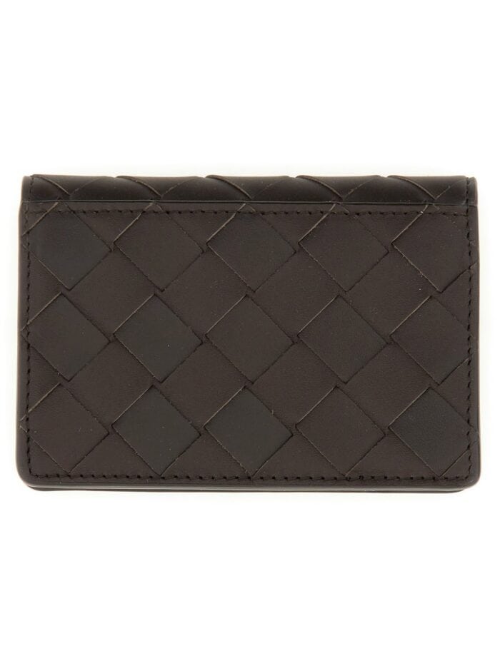 Bottega Veneta WOVEN BUSINESS CARD HOLDER