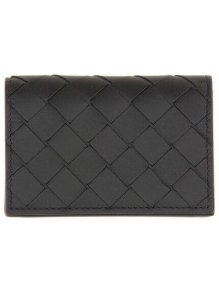 Bottega Veneta WOVEN BUSINESS CARD HOLDER