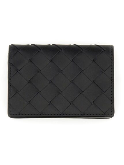 Bottega Veneta WOVEN BUSINESS CARD HOLDER