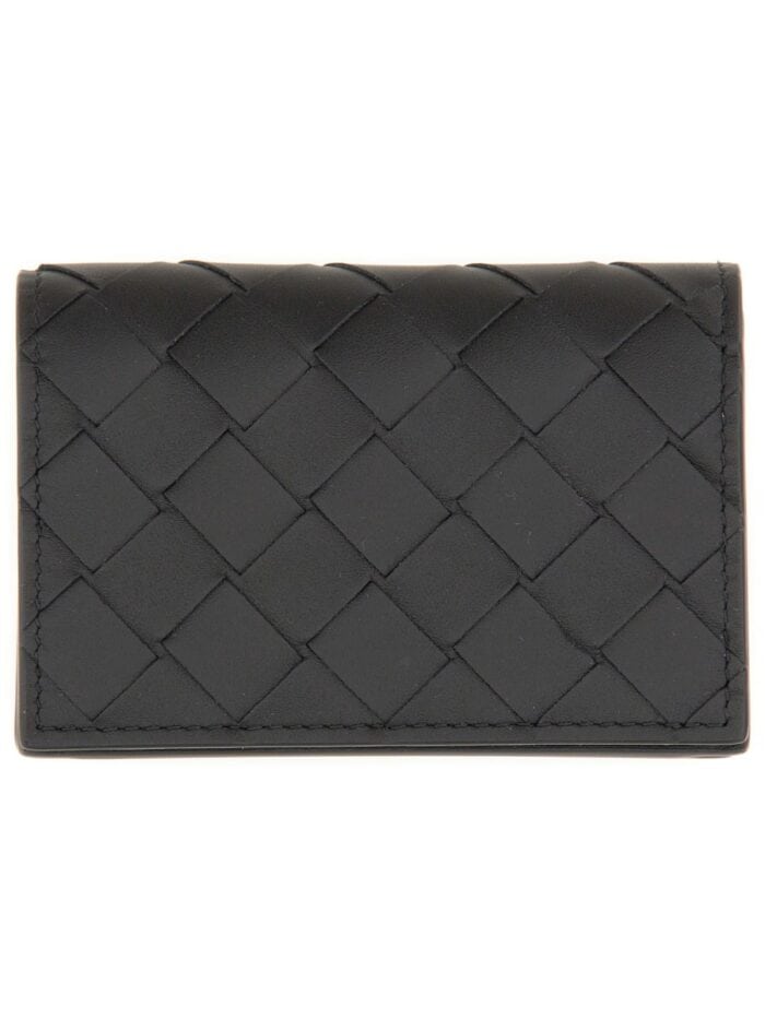 Bottega Veneta WOVEN BUSINESS CARD HOLDER